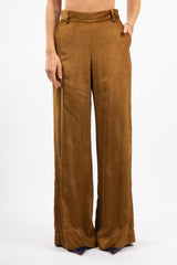 Cordhose mit Schlag aus Bambussamt